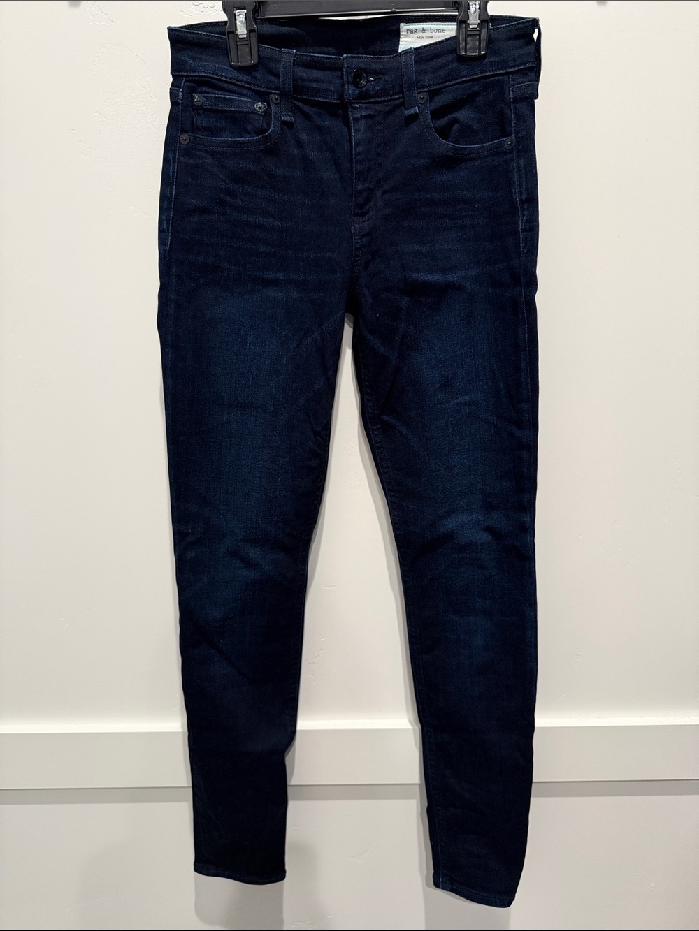 Rag & Bone Cate mid-rise skinny jeans in esme size 25